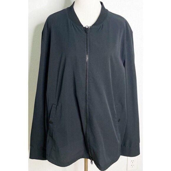 Kenneth Cole Men's Lightweight Full Zip Bomber Jacket Dark Gray  Size XXL - Picture 1 of 3